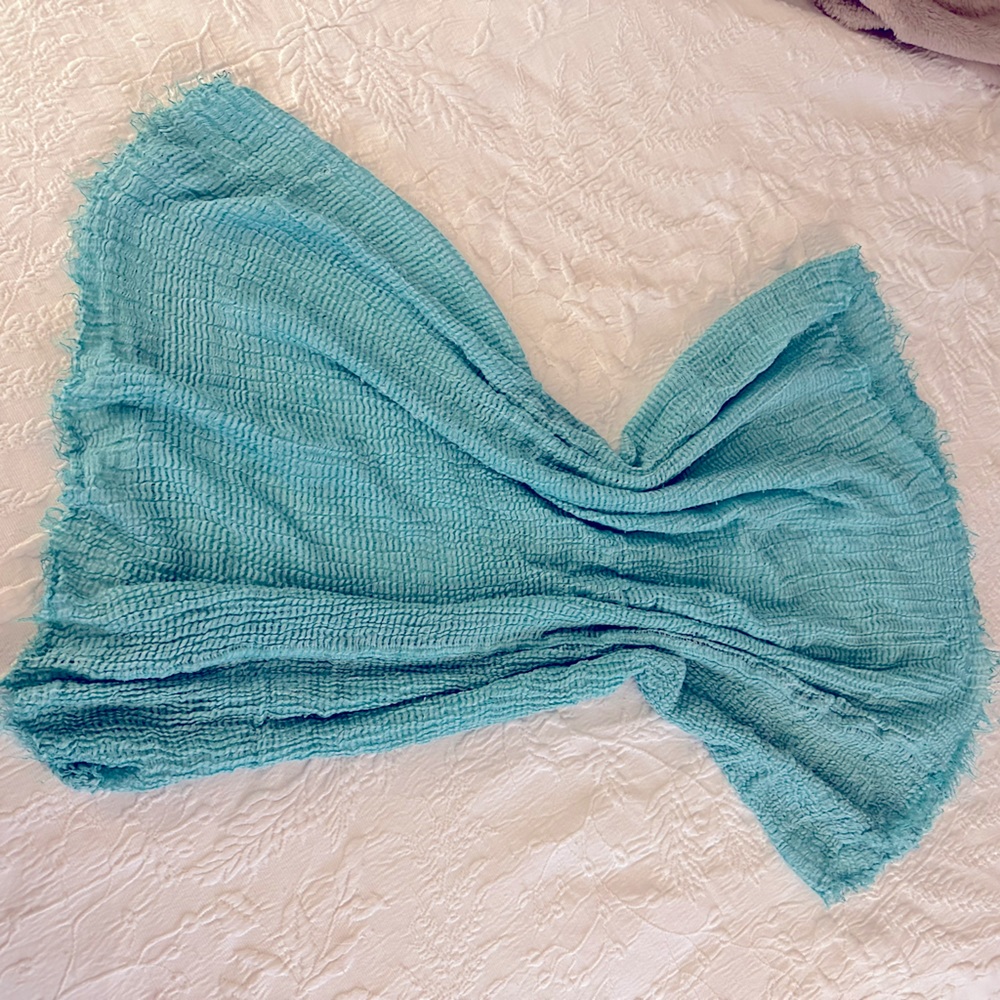 Infinity scarf.